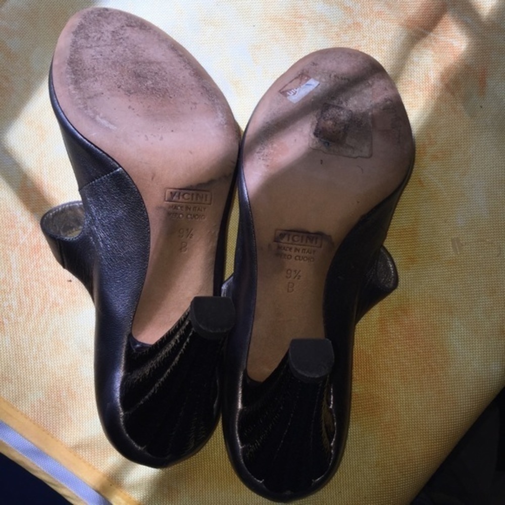 Guiseppe Zanotti pewter comfort style pumps sz 9.5 - Picture 5 of 8